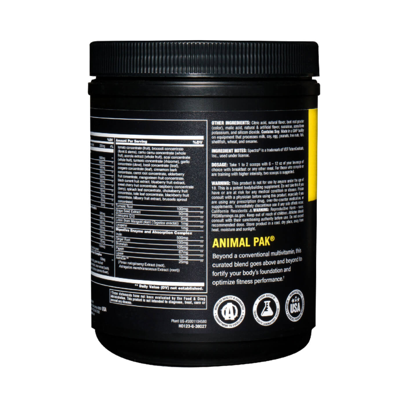 купить витаминно-минеральный комплекс universal nutrition animal pak powder 417 г