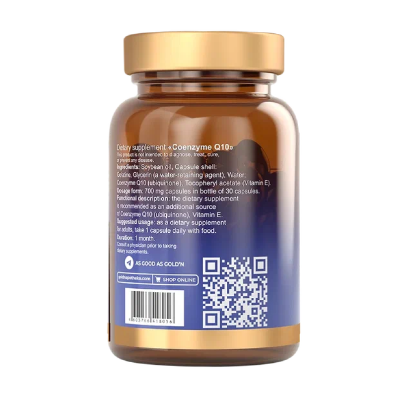 купить антиоксидант apotheka coenzyme q10 30 капсул