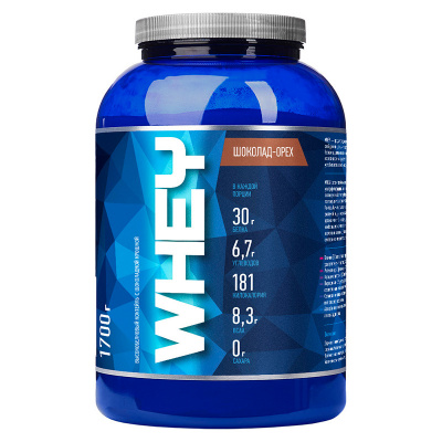 Протеин RLine Whey 1700 г, вкус: шоколад-орех