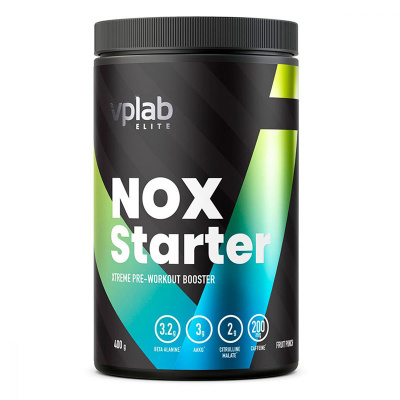 Предтренировочный комплекс VPLab NOX Starter 400 г, вкус: фруктовый пунш Предтренировочный комплекс VPLab NOX Starter 400 г, вкус: фруктовый пунш