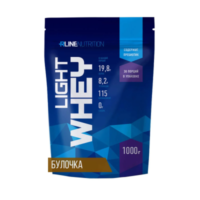 Протеин RLine Light Whey 1000 г булочка с корицей
