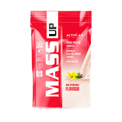 Гейнер ActivLab Mass UP, 1200 г, вкус: ваниль