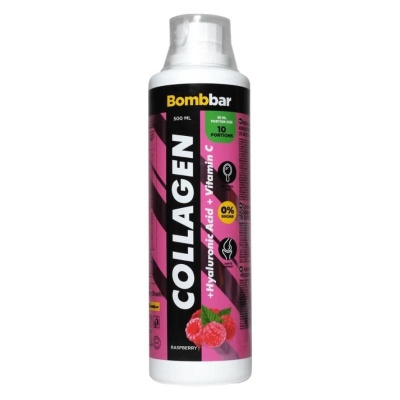 Коллаген Bombbar Collagen Hyaluronic Acid and Vitamins C 500 мл малина Коллаген Bombbar Collagen Hyaluronic Acid and Vitamins C 500 мл малина