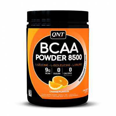 Аминокислоты QNT BCAA 8500, 350 г, вкус: апельсин Аминокислоты QNT BCAA 8500, 350 г, вкус: апельсин