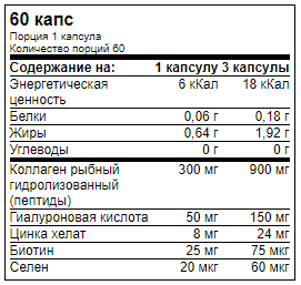 купить коллаген atech nutrition premium collagen beauty 5 in 1 60 капсул