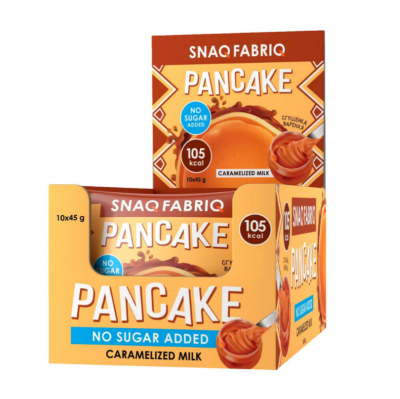 Панкейк BOMBBAR Snaq Fabriq 10 шт 45 г - вареная сгушенка