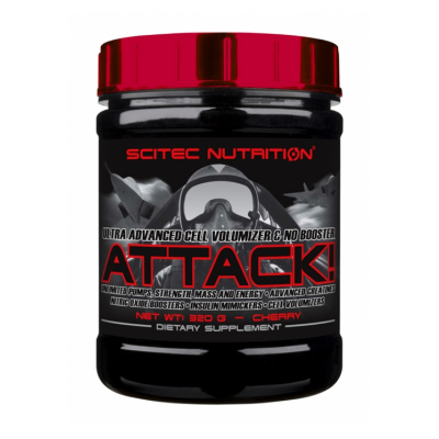 Предтренировочный комплекс Scitec Nutrition Attack 320 г - вишня