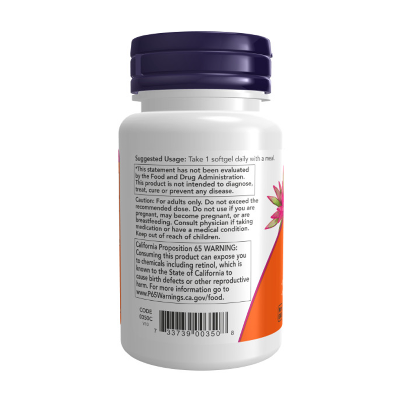 Витамин А NOW Vitamin A-D 100 капсул купить витамин а now vitamin a-d 100 капсул