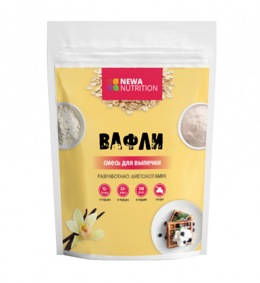 Вафли NEWA Nutrition (смесь для выпечки) 200 г - ваниль
