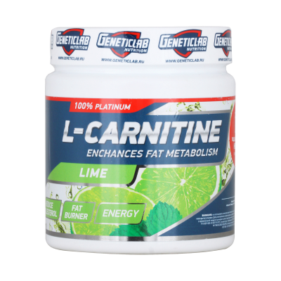 L-карнитин Geneticlab Nutrition L-Carnitine powder 150 г  вкус: лайм L-карнитин Geneticlab Nutrition L-Carnitine powder 150 г  вкус: лайм