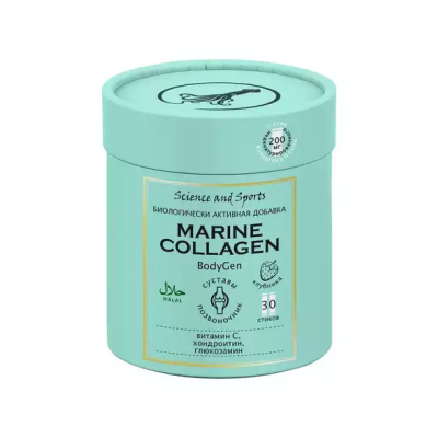 Коллаген Science and Sports Marine Collagen 30 пак (для суставов с хондроитином, глюкозамином) кофе-шоколад Коллаген Science and Sports Marine Collagen 30 пак (для суставов с хондроитином, глюкозамином) кофе-шоколад