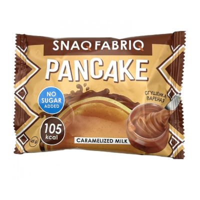 Панкейк BOMBBAR Snaq Fabriq 45 г - вареная сгущенка