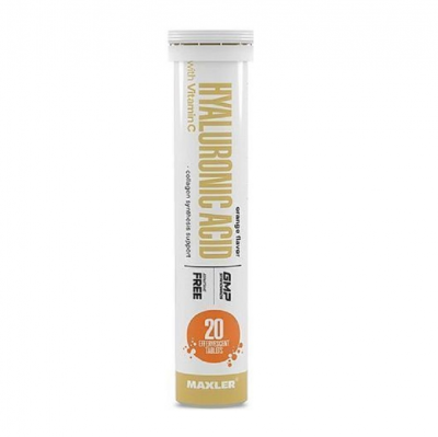 Комплекс для связок и суставов Maxler Hyaluronic Acid with Vitamin C 20 шипучих таблеток (туба) - апельсин Комплекс для связок и суставов Maxler Hyaluronic Acid with Vitamin C 20 шипучих таблеток (туба) - апельсин