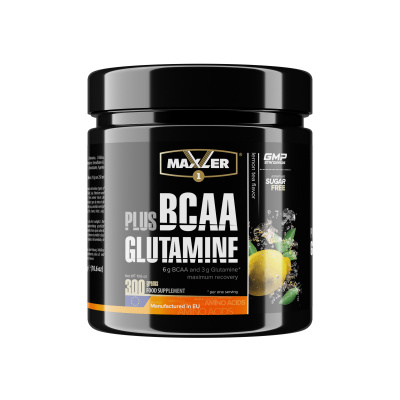 BCAA + Glutamine 300 г - лимонный чай BCAA + Glutamine 300 г - лимонный чай