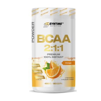 Аминокислота Syntime Nutrition BCAA 2:1:1 200 г - ананас Аминокислота Syntime Nutrition BCAA 2:1:1 200 г - ананас