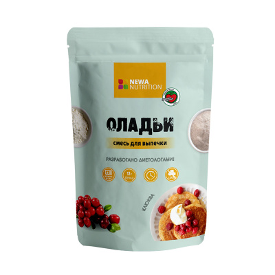 Оладьи NEWA Nutrition (смесь для выпечки) 200 г, вкус: клюква