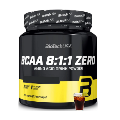 Аминокислоты BioTech BCAA 8:1:1 ZERO 250 г кола