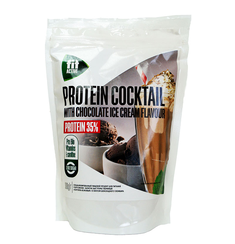 Protein Cocktail 300 г - шоколадный пломбир