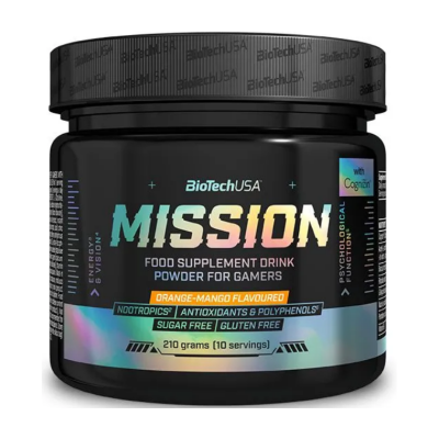 Предтренировочный комплекс BioTech Mission 210 г апельсин-манго Предтренировочный комплекс BioTech Mission 210 г апельсин-манго