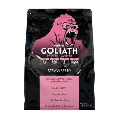Гейнер Syntrax Goliath 5400 г - клубника
