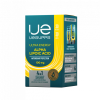 Альфа-липоевая кислота UeSUPPS Alpha Lipoic Acid 100 мг 30 мягких капсул Альфа-липоевая кислота UeSUPPS Alpha Lipoic Acid 100 мг 30 мягких капсул