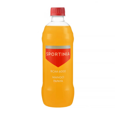 Напиток BCAA 6000 Sportinia 500 мл манго-папайя Напиток BCAA 6000 Sportinia 500 мл манго-папайя