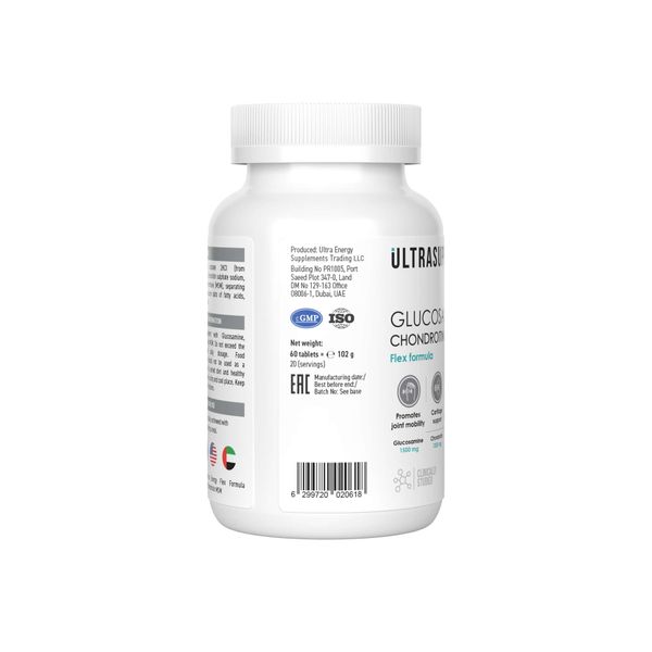 Комплекс для связок и суставов Ultrasupps Glucosamine & Chondroitin & MSM 60 таблеток купить комплекс для связок и суставов ultrasupps glucosamine & chondroitin & msm 60 таблеток