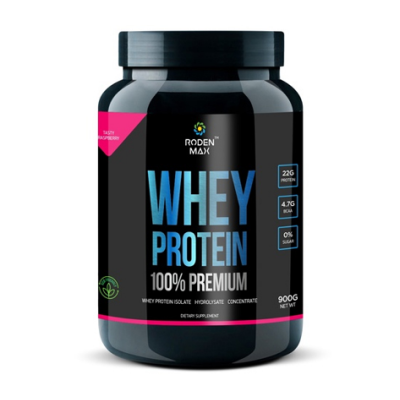 Протеин Roden Max Whey Protein 100% Premium 900 г - малина