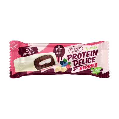 Пирожные FitKit Protein Delice 60 г лесные ягоды