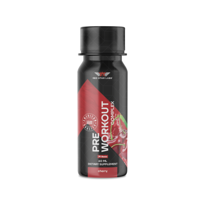 Pre Workout Red Star Labs 60 мл вишня Pre Workout Red Star Labs 60 мл вишня
