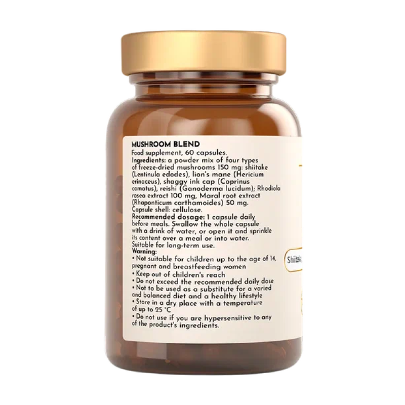 Специальный препарат Apotheka Mushroom Blend 60 капсул купить специальный препарат apotheka mushroom blend 60 капсул