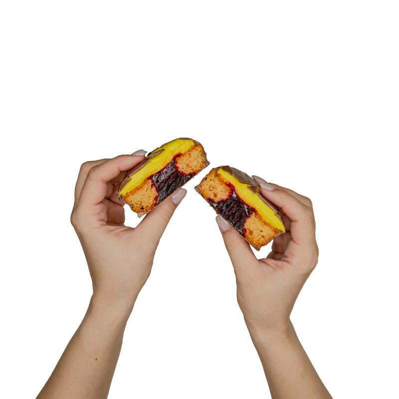 купить протеиновый пончик fit kit donut protein cake 100 г 8 шт