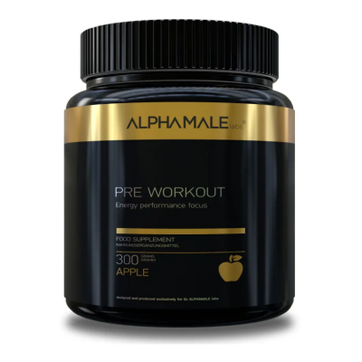 Предтренировочный комплекс Alphamale Labs Pre Workout 300 г яблоко