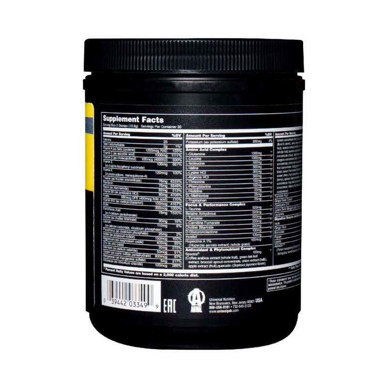 купить витаминно-минеральный комплекс universal nutrition animal pak powder 417 г