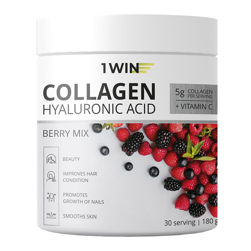 Коллаген 1WIN Collagen, Hyaluronic Acid + Vitamin C, 180 г купить коллаген 1win collagen, hyaluronic acid + vitamin c, 180 г