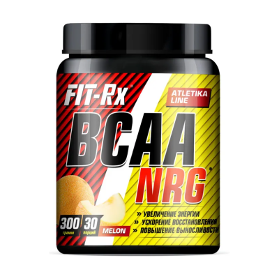 Аминокислотный комплекс FIT-Rx NRG BCAA 300 г, вкус: дыня Аминокислотный комплекс FIT-Rx NRG BCAA 300 г, вкус: дыня