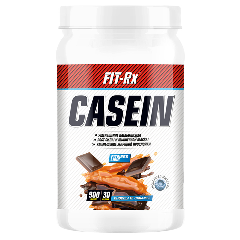 Casein 900 г - шоколадная карамель (банка)