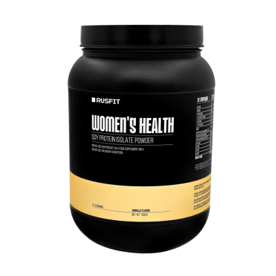 Протеин Rusfit WOMEN'S HEALTH Soy Protein 1000 г ваниль Протеин Rusfit WOMEN'S HEALTH Soy Protein 1000 г ваниль