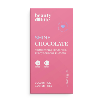 Шоколад молочный Beauty Bite Shine 20 г 15 шт - молочный шоколад Шоколад молочный Beauty Bite Shine 20 г 15 шт - молочный шоколад