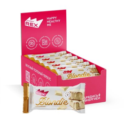 Пирожное протеиновое ProteinRex Blondie 12 шт 50 г - классическое