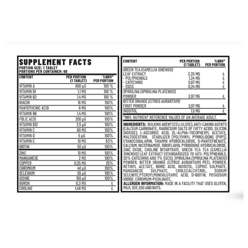 купить витаминно-минеральный комплекс vitacorp multivitamin 60 таблеток