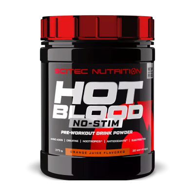 Предтренировочный комплекс Scitec Hot Blood No-Stim 375 г - арбуз