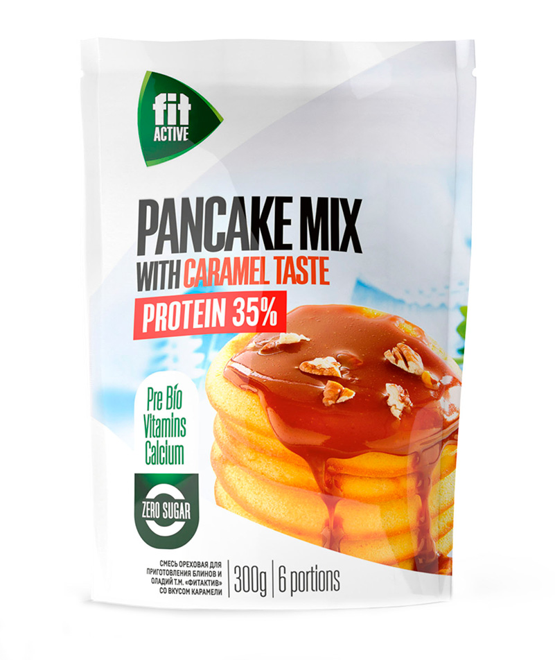 Pancake Mix (protein 35%) 300 г - карамель
