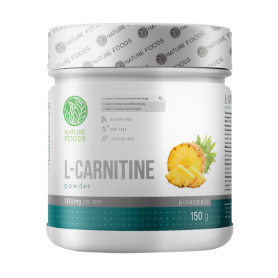 Карнитин Nature Foods L-Carnitine powder 150 г ананас Карнитин Nature Foods L-Carnitine powder 150 г ананас