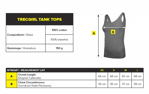 Майка с круглым вырезом TANK TOP Trecgirl 002 1 шт купить майка с круглым вырезом tank top trecgirl 002 1 шт