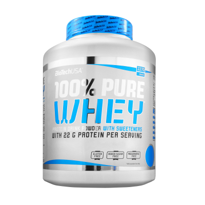 Протеин BioTech 100% Pure Whey 2270  г банан