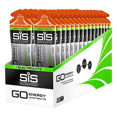 Гель Science In Sport (SIS) Go Energy+Electrolyte 60 мл 30 штук, вкус: соленая карамель Гель Science In Sport (SIS) Go Energy+Electrolyte 60 мл 30 штук, вкус: соленая карамель