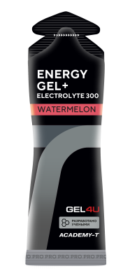 Энергетический гель GEL4U Energy Gel + electrolyte 300 60 мл арбуз Энергетический гель GEL4U Energy Gel + electrolyte 300 60 мл арбуз