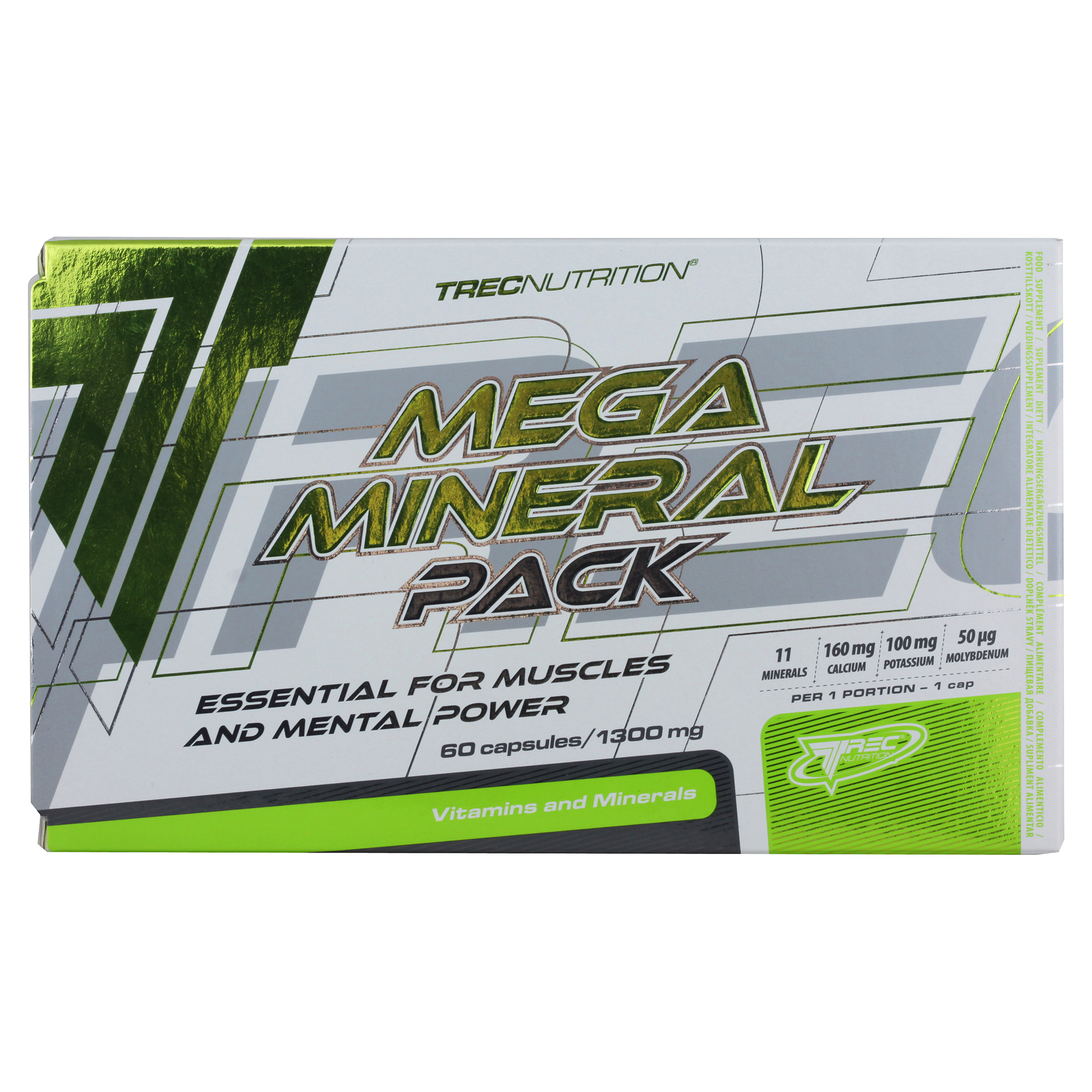 купить минеральный комплекс trec nutrition mega mineral pack 60 капсул