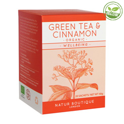 купить green tea and cinnamon organic (зеленый чай с корицей)